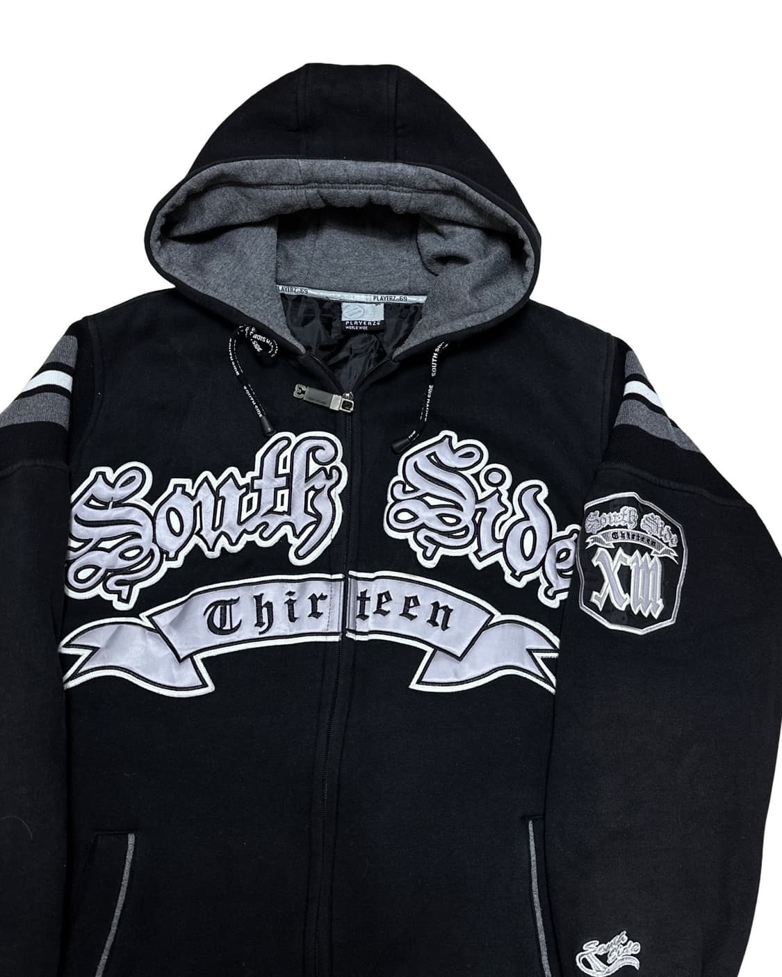 90s 플레이어즈 월드와이드 누빔 후드자켓 상품이미지4