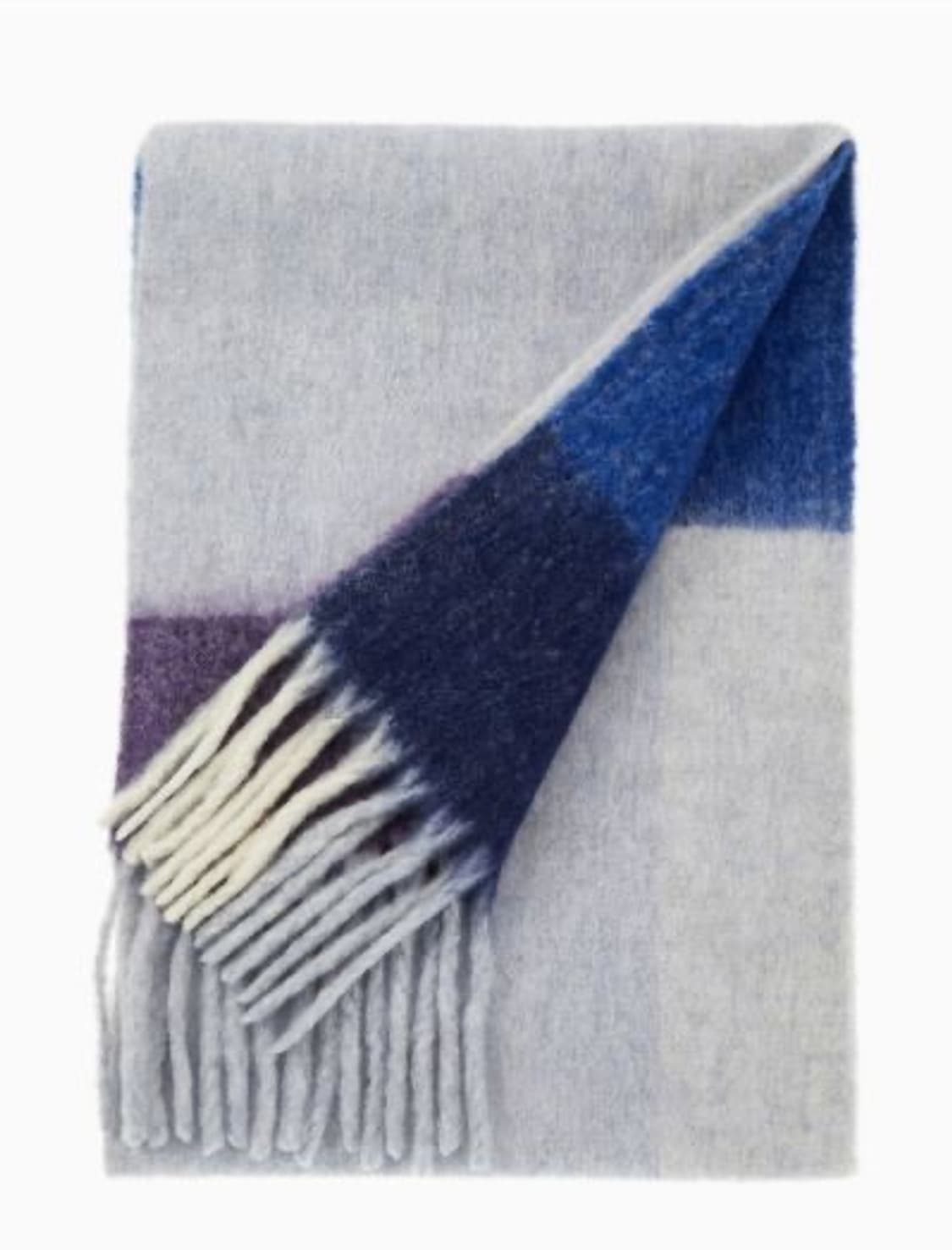 켈빈클라인 배색 체크 머플러 25fw 상품이미지4