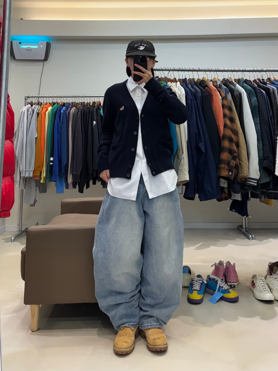 메종 키츠네 베이비 폭스 패치 가디건 상품이미지6