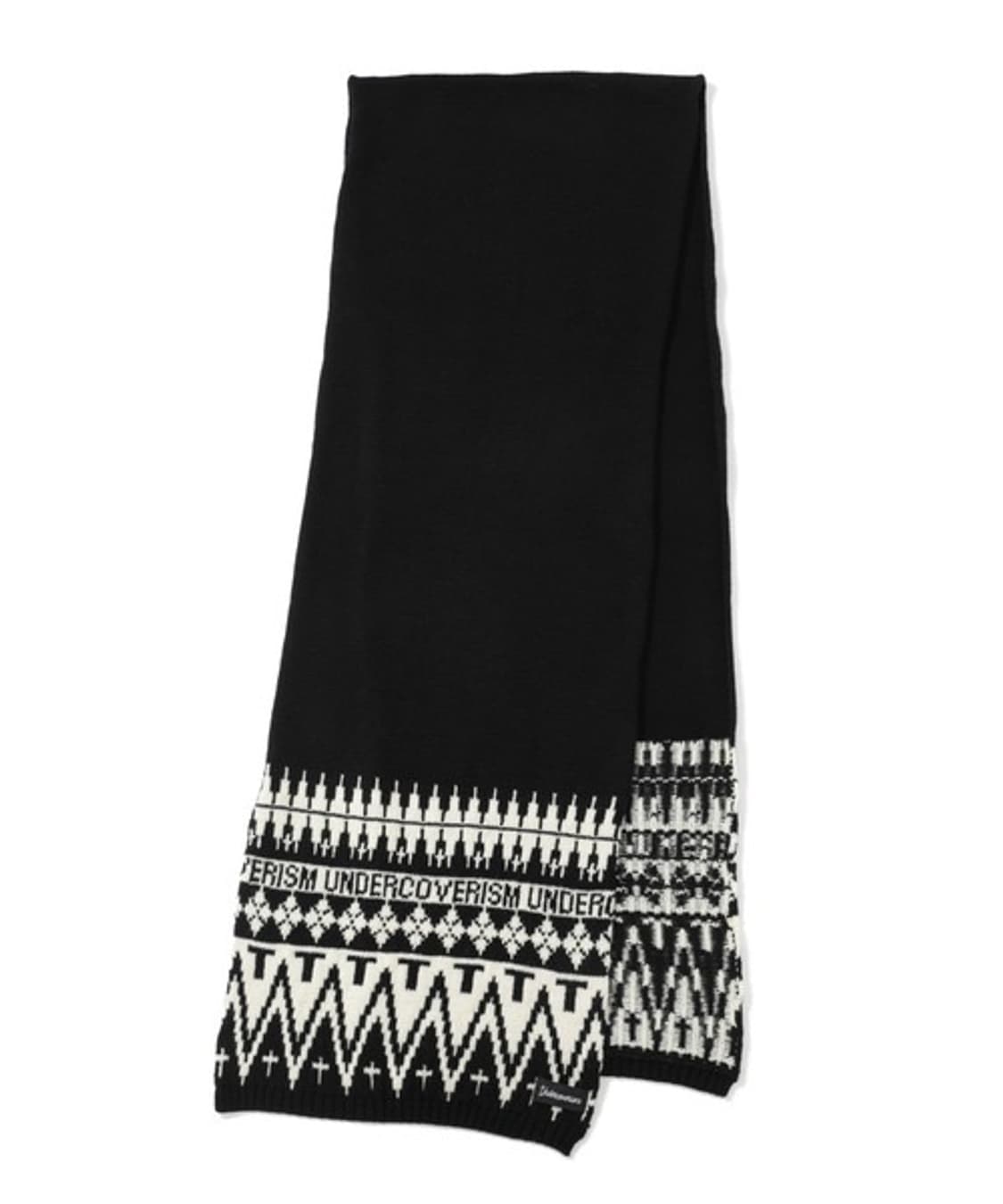 언더커버 롱 자카드 니트 로고 머플러 목도리 상품이미지2