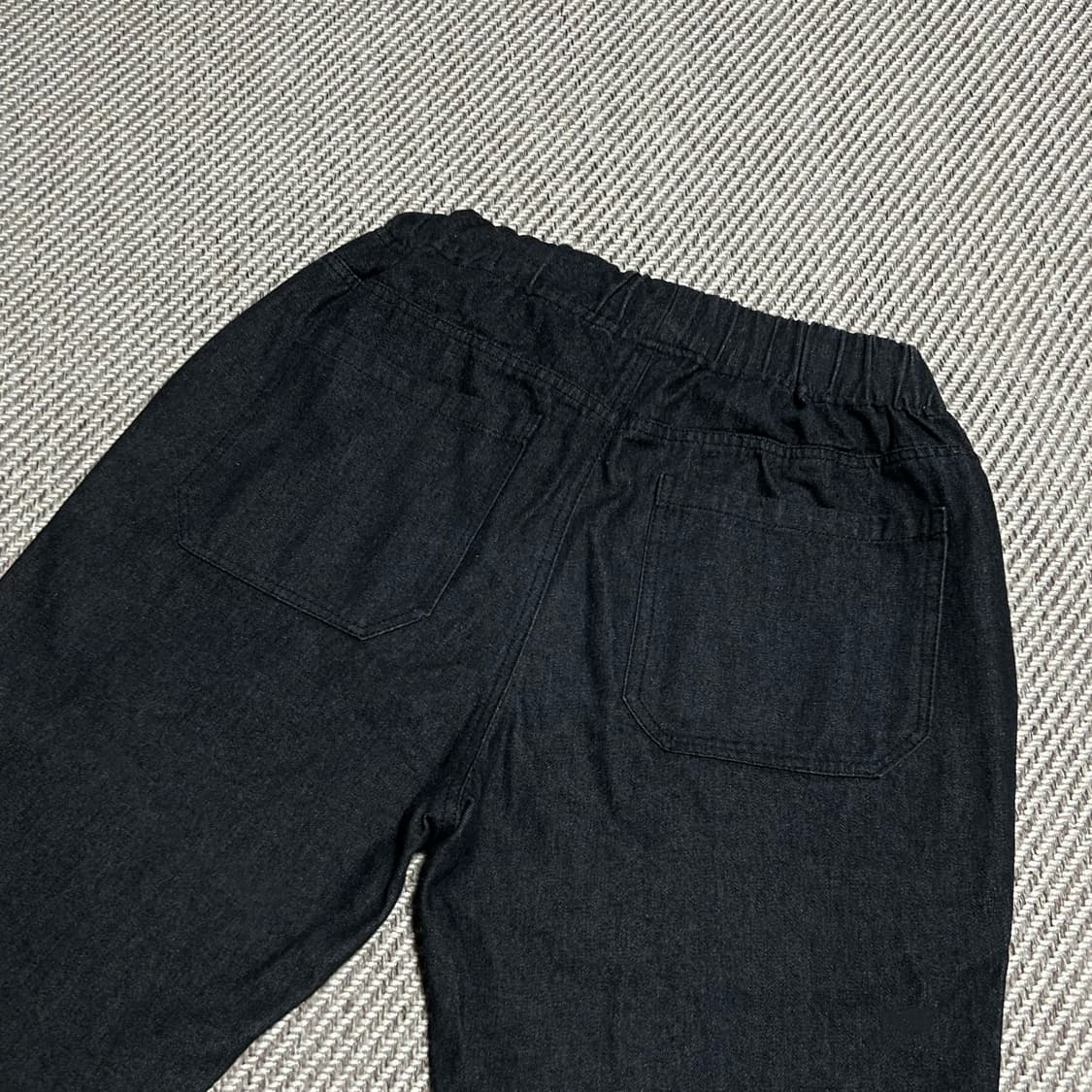 [L] Vintage 밴딩 진청 슬림핏 팬츠 상품이미지3