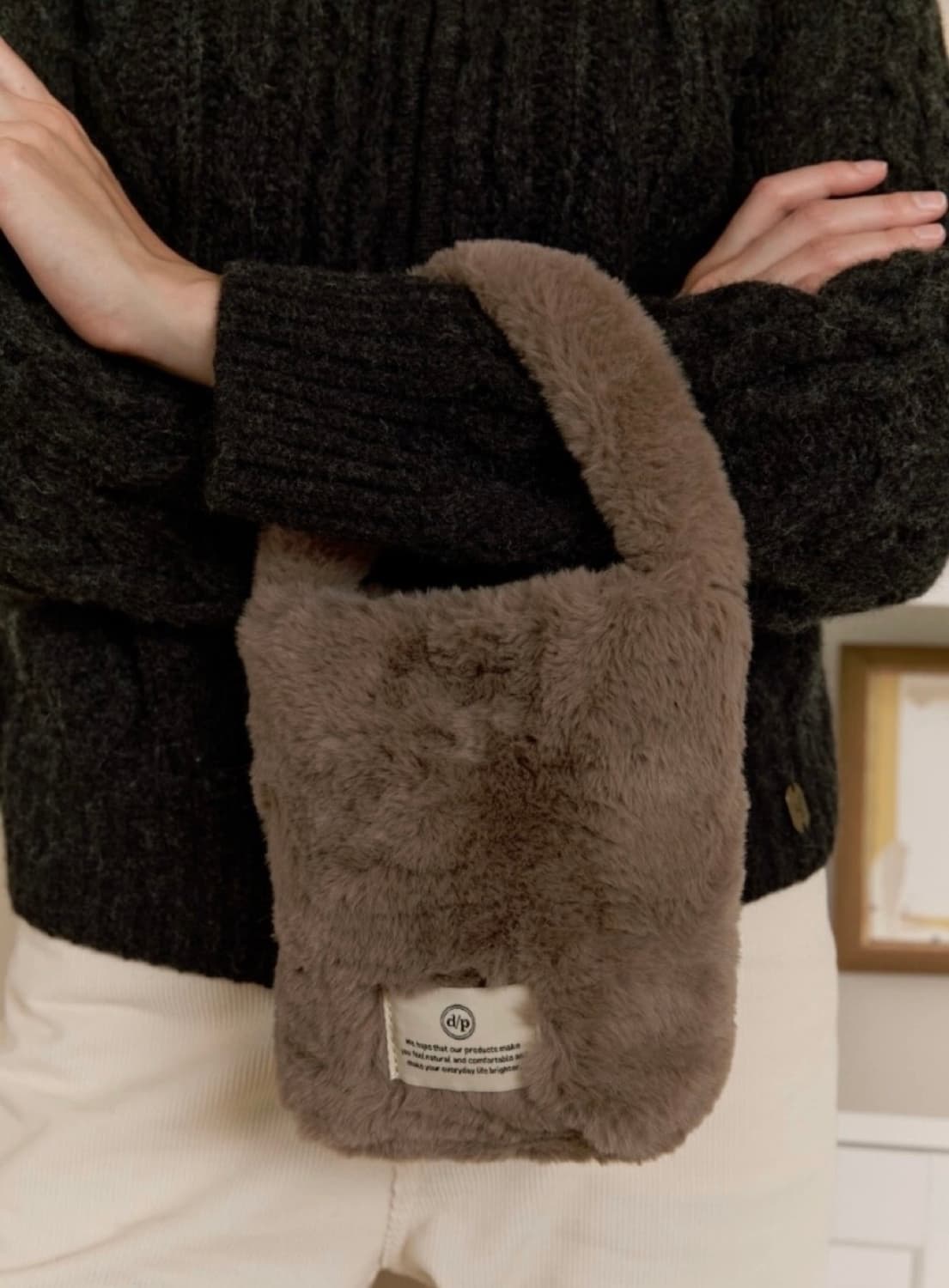 드파운드 폼폼백 코코아 상품이미지1