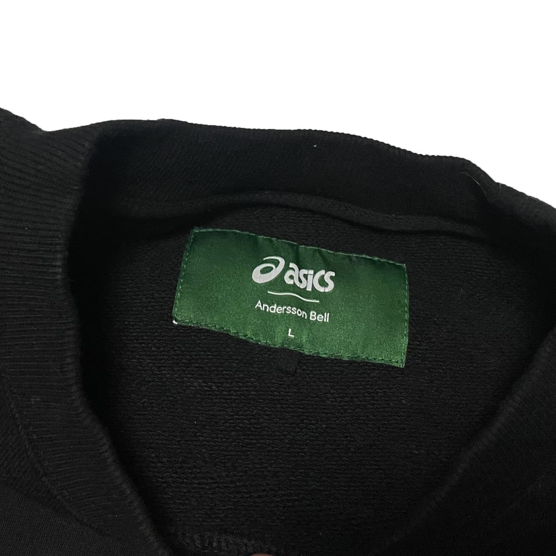 아식스 X 앤더슨벨 블랙 맨투맨 상품이미지5