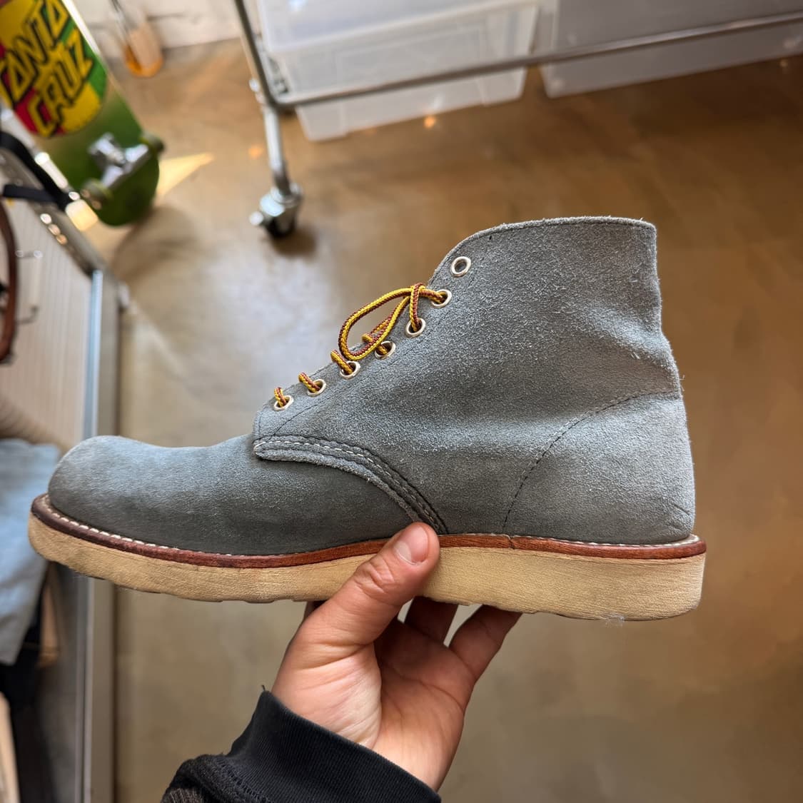 레드윙 블루스카이 8144 MADE IN USA 스웨이드 부츠 워커 7D 상품이미지4