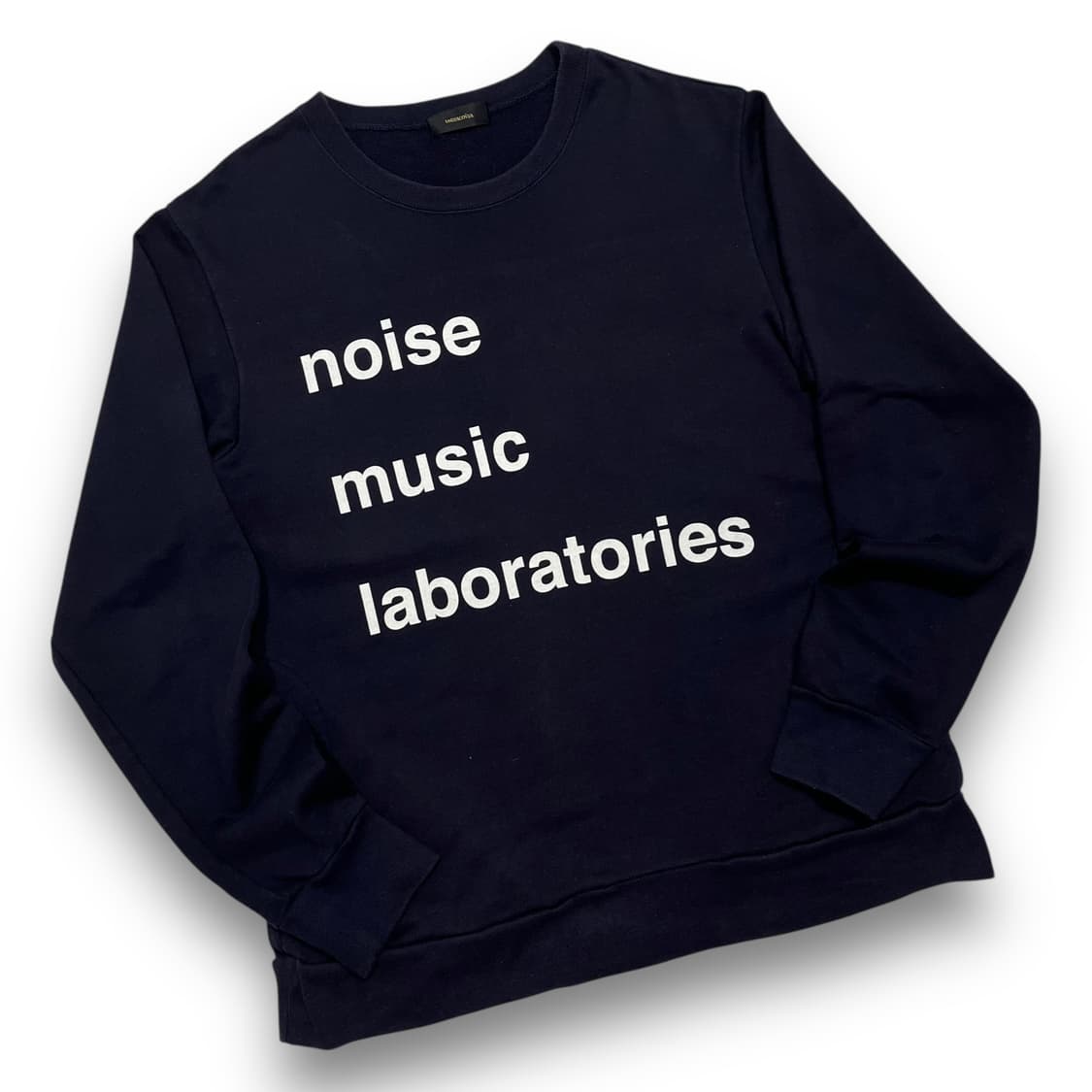 언더커버 15ss 노이즈 뮤직 네이비 맨투맨 (3) 상품이미지1