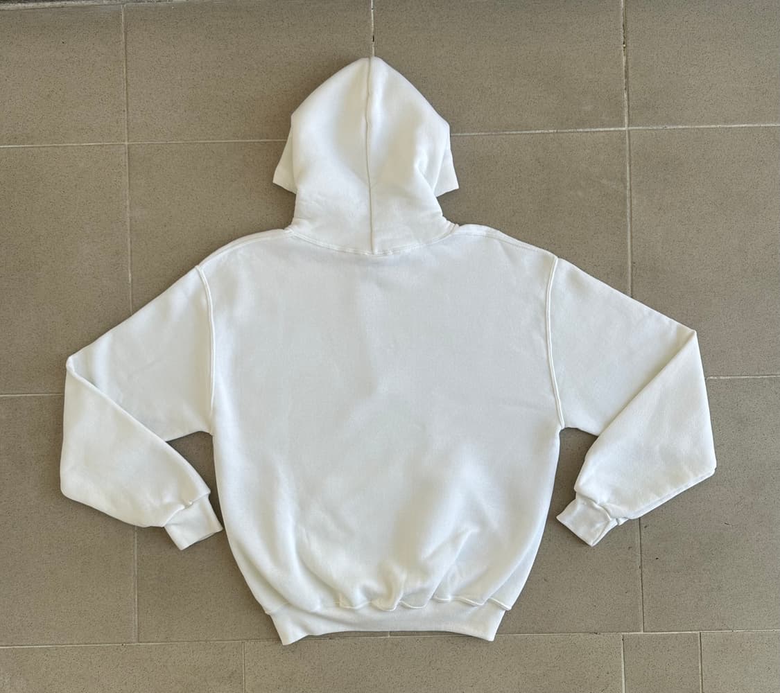 90s 빈티지 러셀 후드 화이트 M 상품이미지2