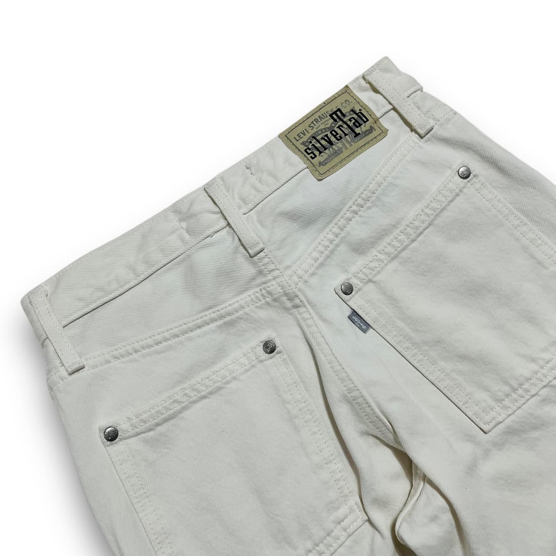 리바이스 실버탭 94 배기 화이트 카고 진 상품이미지4