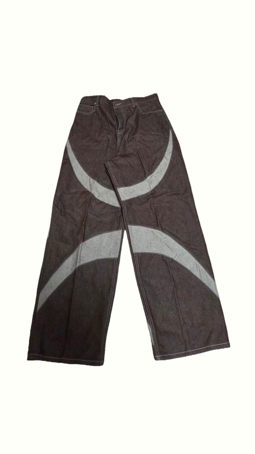 애드오프 브라운 팬츠 상품이미지1