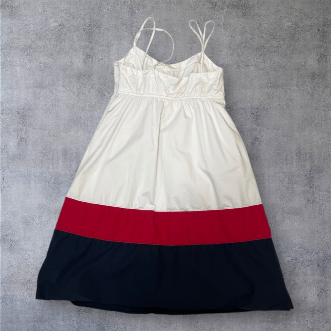 타미힐피거 화이트 배색 코튼 슬리브리스 원피스 4 상품이미지8