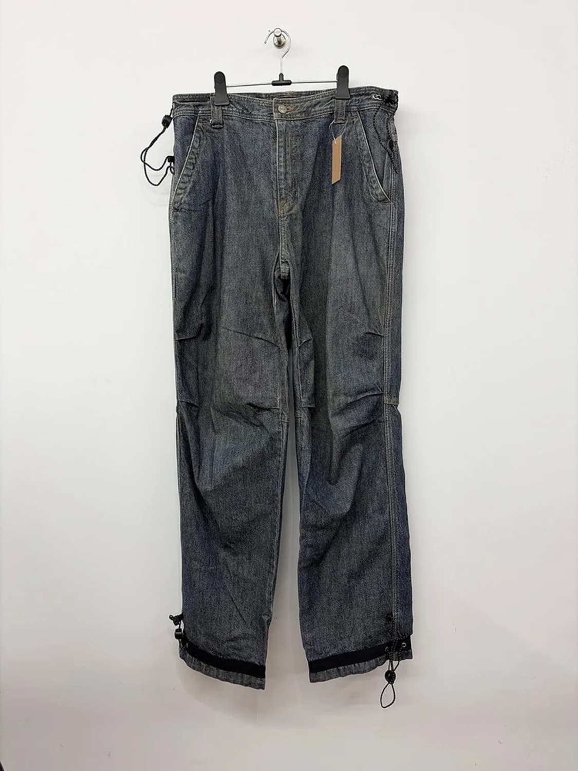 푸부 FUBU 파라슈트 백포켓 로고 데님 팬츠 PN9887 상품이미지1