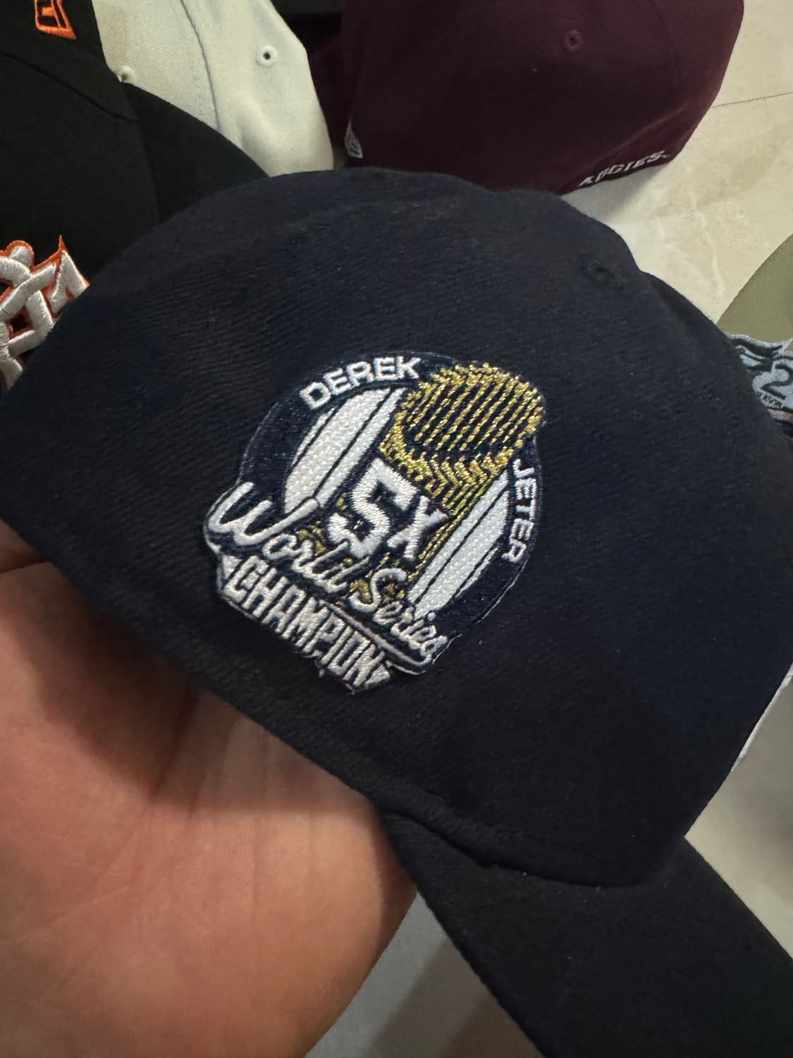 뉴에라 양키스 데릭지터 5x 월드시리즈 챔피언 캠 5/8 미시착  상품이미지2