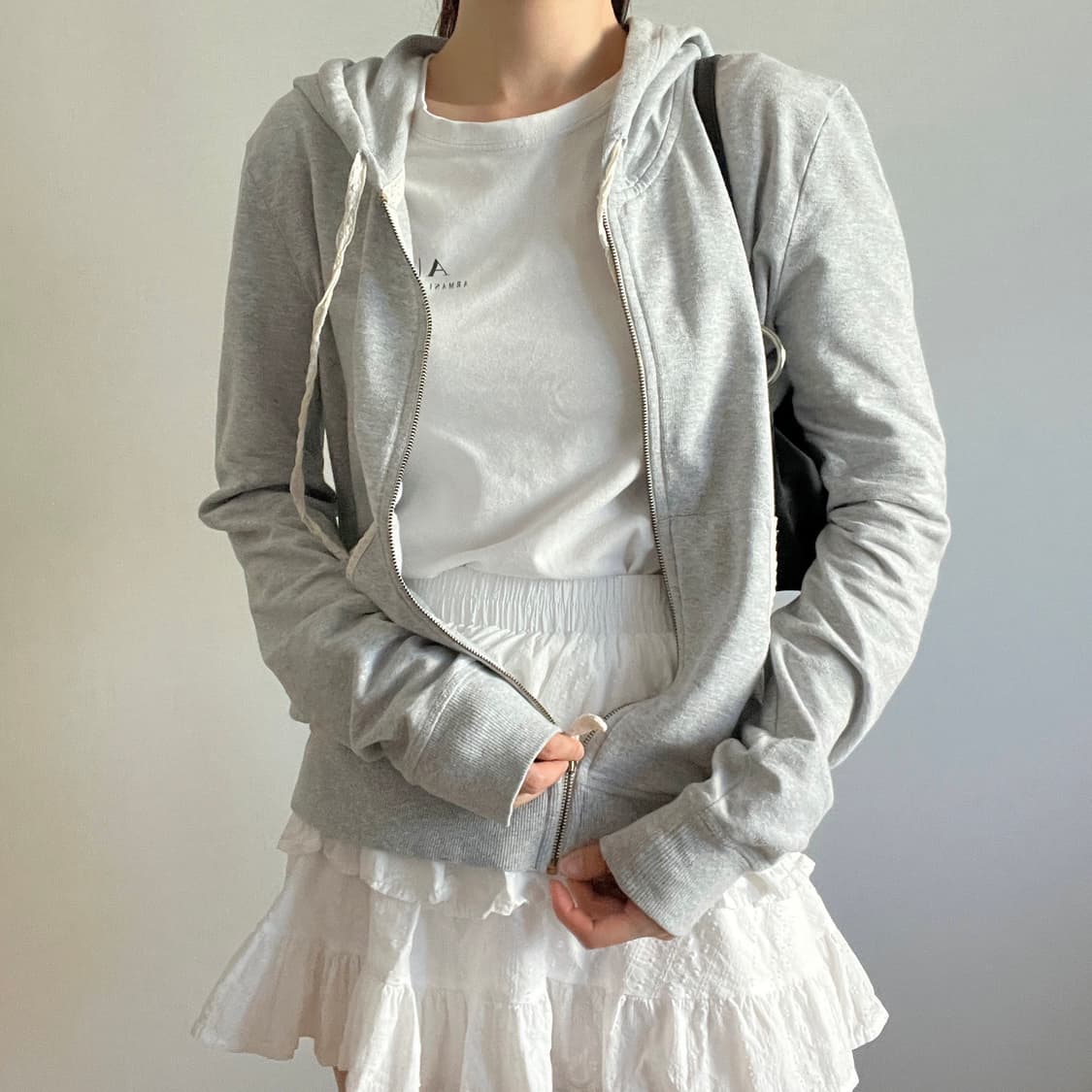 DIESEL lace point hood zip-up 상품이미지3