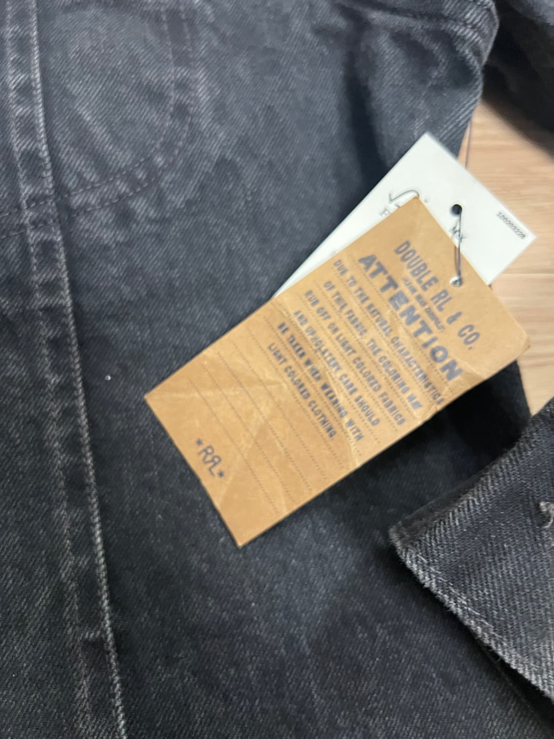 RRL 더블알엘 lot271 블랙 데님 자켓 L 상품이미지4