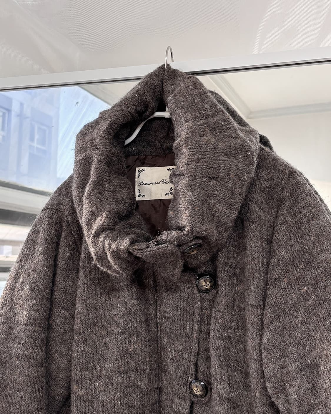 ehon vintage보카시 니트 하이넥 점퍼 상품이미지4