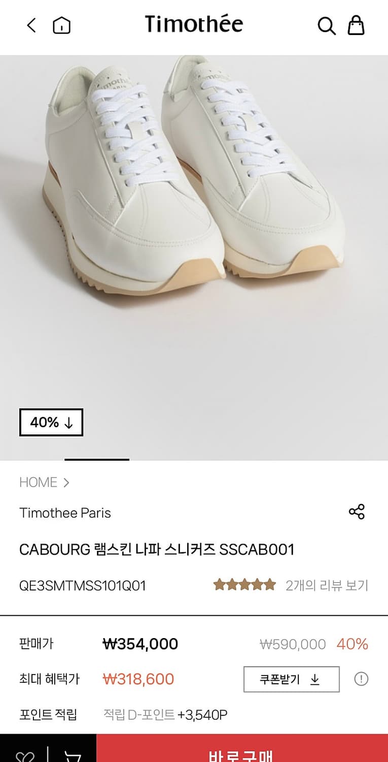 260) 티모시 파리 25fw 스니커즈  상품이미지6