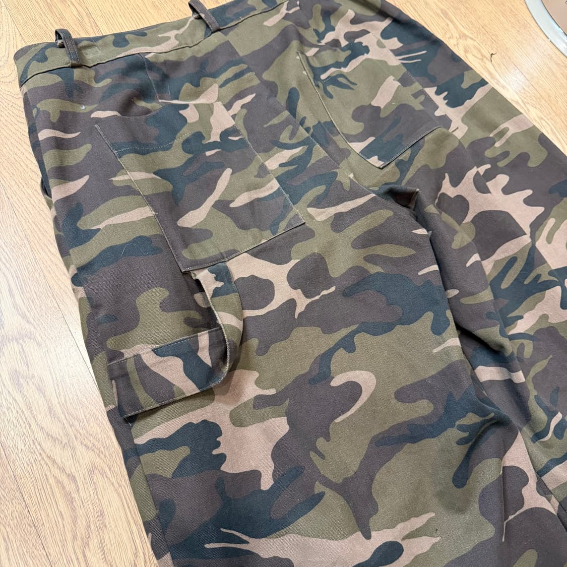 락케이크 카모플라쥬 스터드 더블니 팬츠 상품이미지5