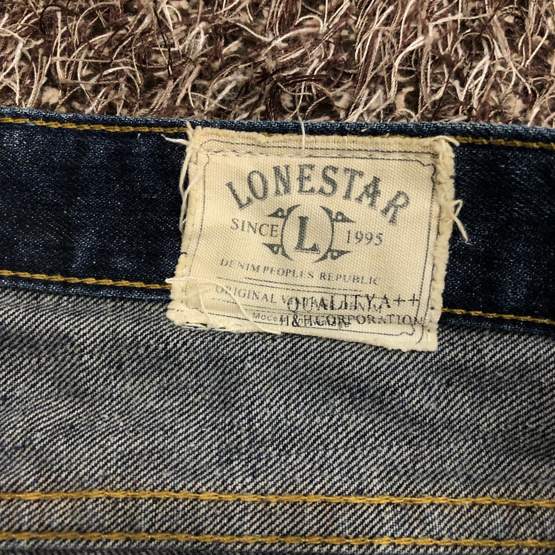 LONESTAR 패치 워싱 데님팬츠 상품이미지5