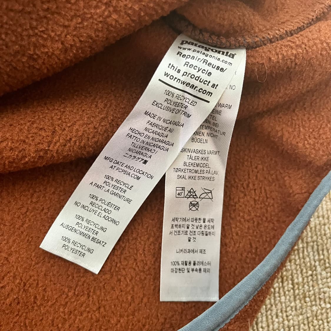 파타고니아 신칠라 폭스레드컬러 M 상품이미지4