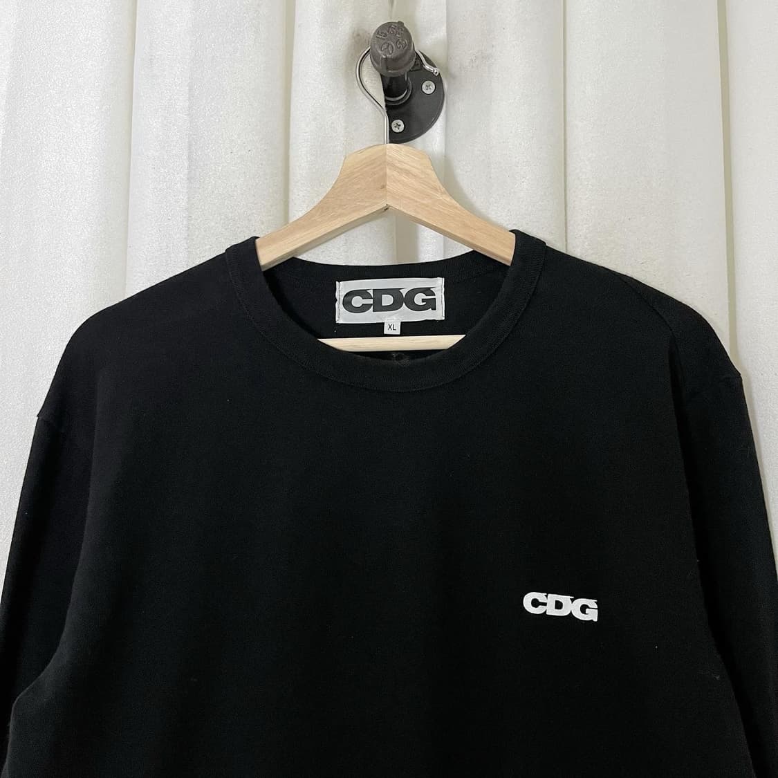 꼼데가르송 블랙 언발 슬리브 상품이미지2