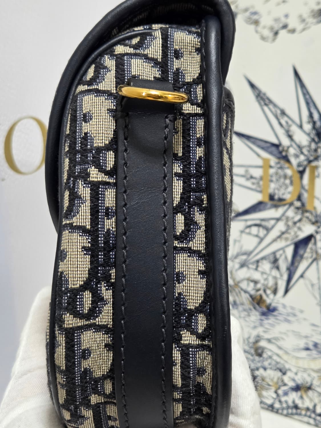 디올 오블리크 자카드 바비백 미디움 상품이미지5