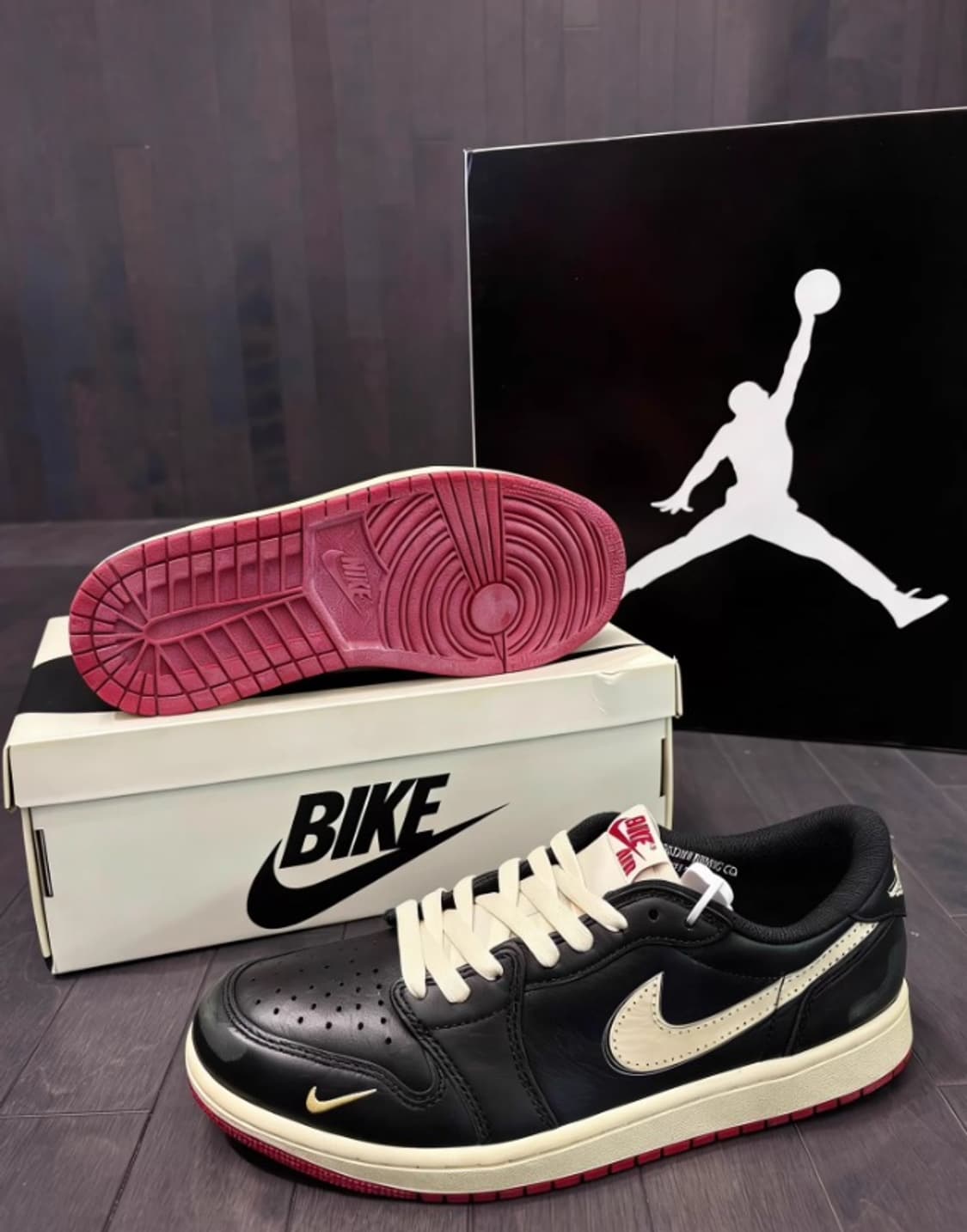 조던 1 x 나이젤 실베스터 레트로 로우 OG 베러 위드 타임 270mm 상품이미지5