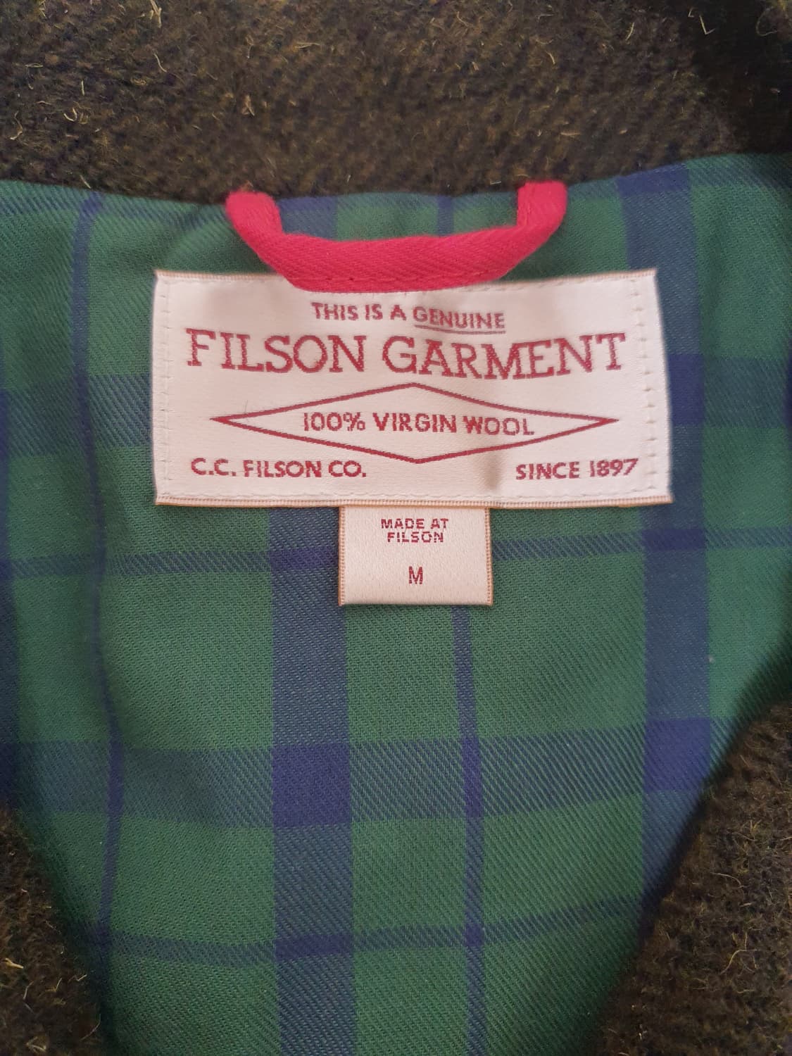 Filson 필슨 울 트위드 해킹 스포츠 자켓 M 상품이미지6