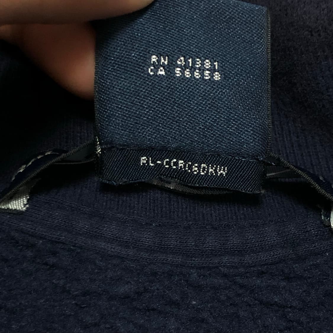 폴로 랄프로렌 빅포니 USA 성조기 네이비 코튼 집업 상품이미지6