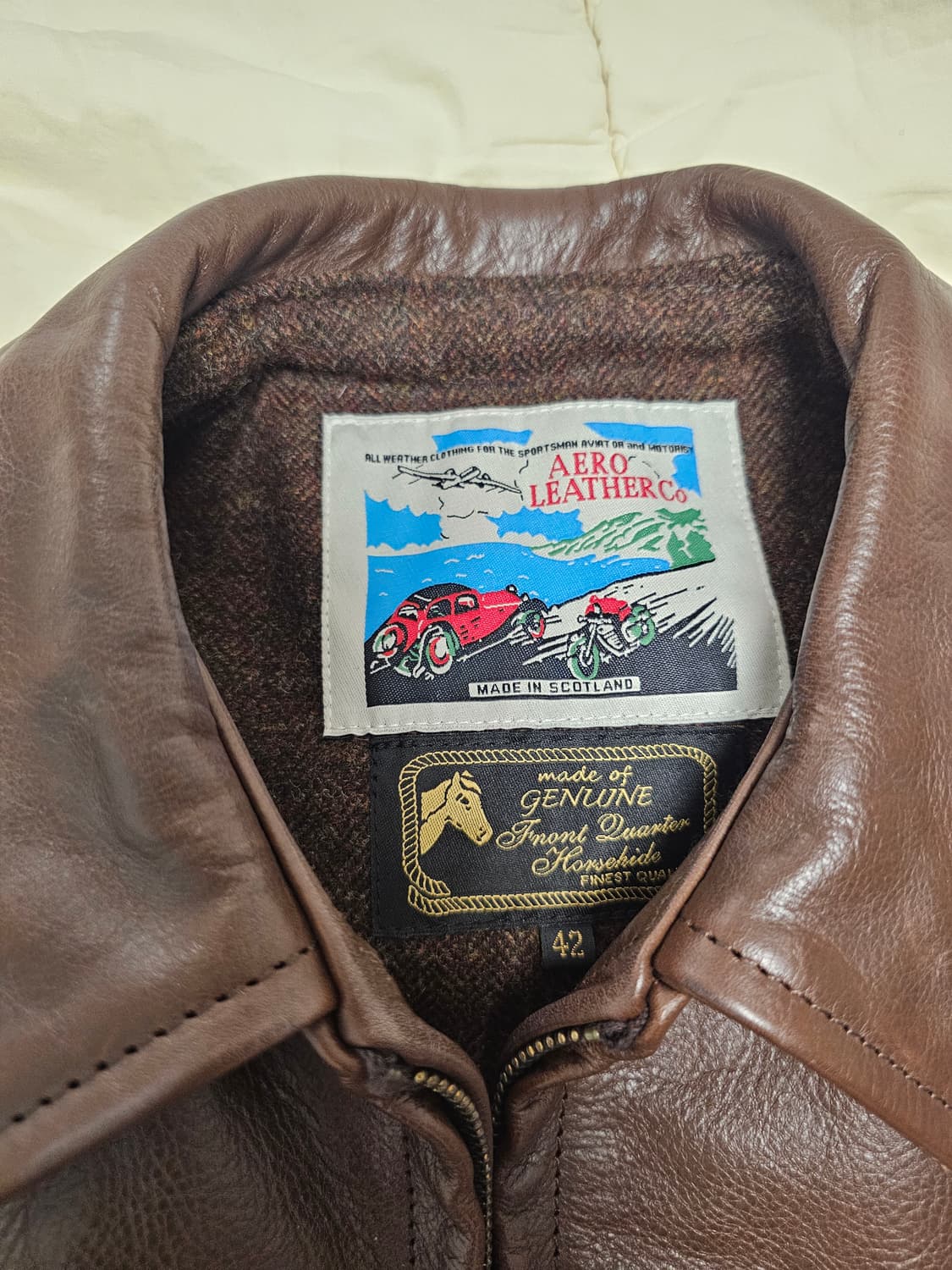 에어로레더 50s 하프벨트 새상품 상품이미지5