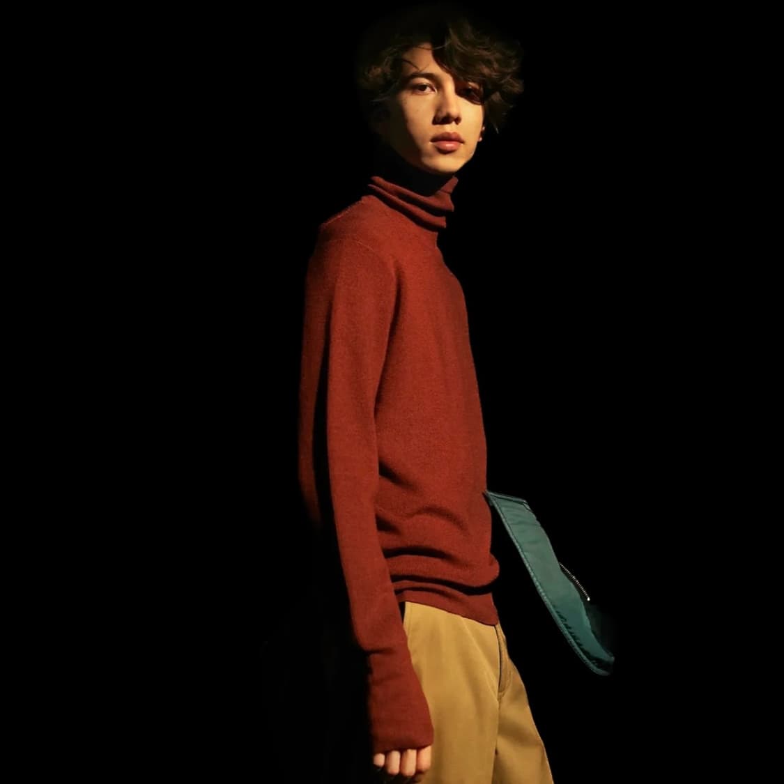 17FW 유니클로U 르메르 핑거홀 터틀넥 스웨터 XL 상품이미지2