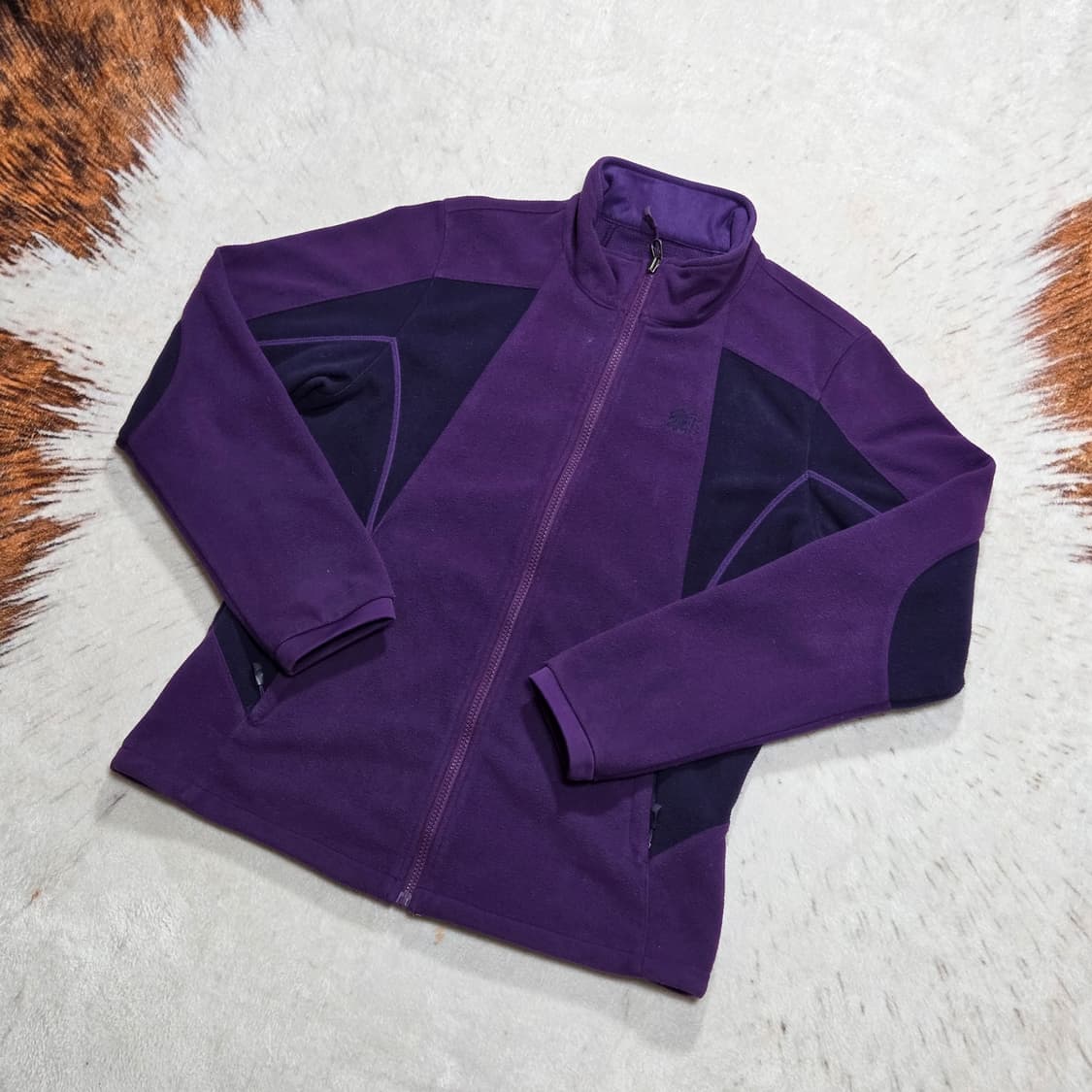 코오롱 퍼플 후리스 집업 상품이미지1