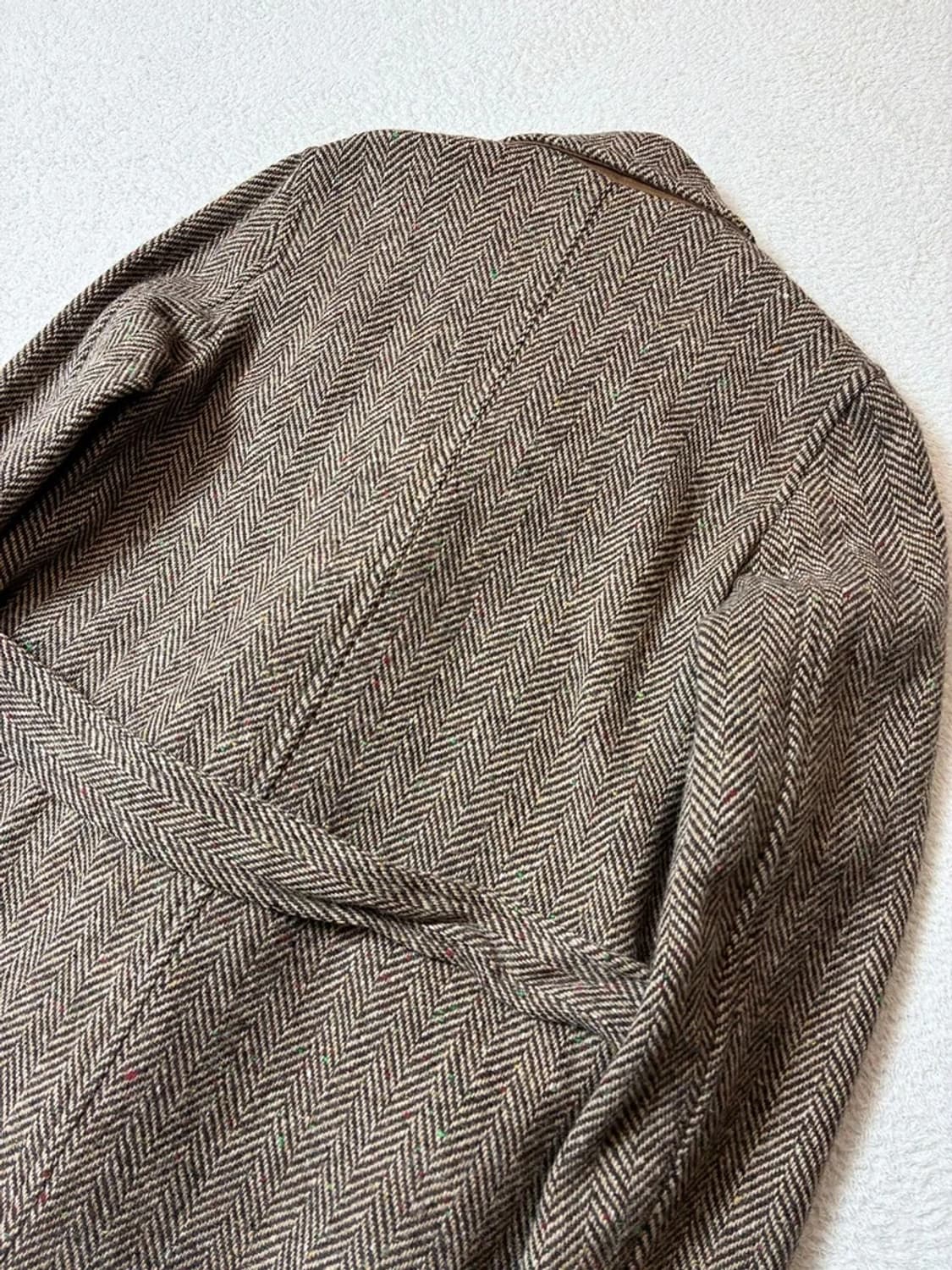 폴로 랄프로렌 클래식 울 헤링본 벨티드 롱 코트 PN6885 상품이미지6