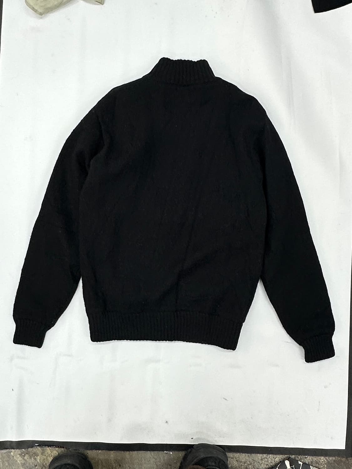 🇺🇸cosby 아가일 패턴 블랙 집업 가디건🇺🇸 빈티지 사와코 상품이미지3