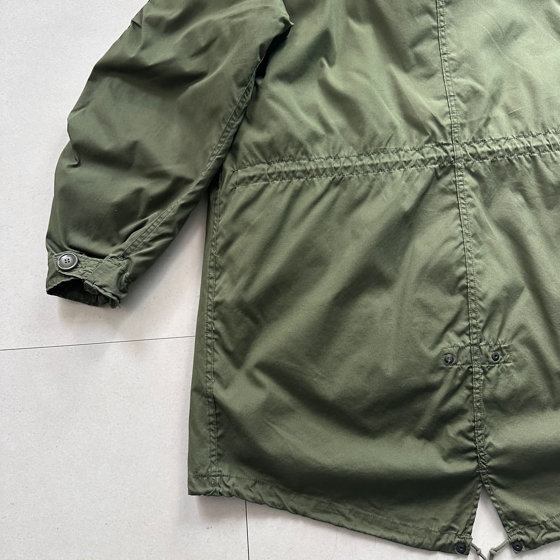 70s 미군 오리지널 M65 피쉬테일 파카 라이너 포함 M 상품이미지8