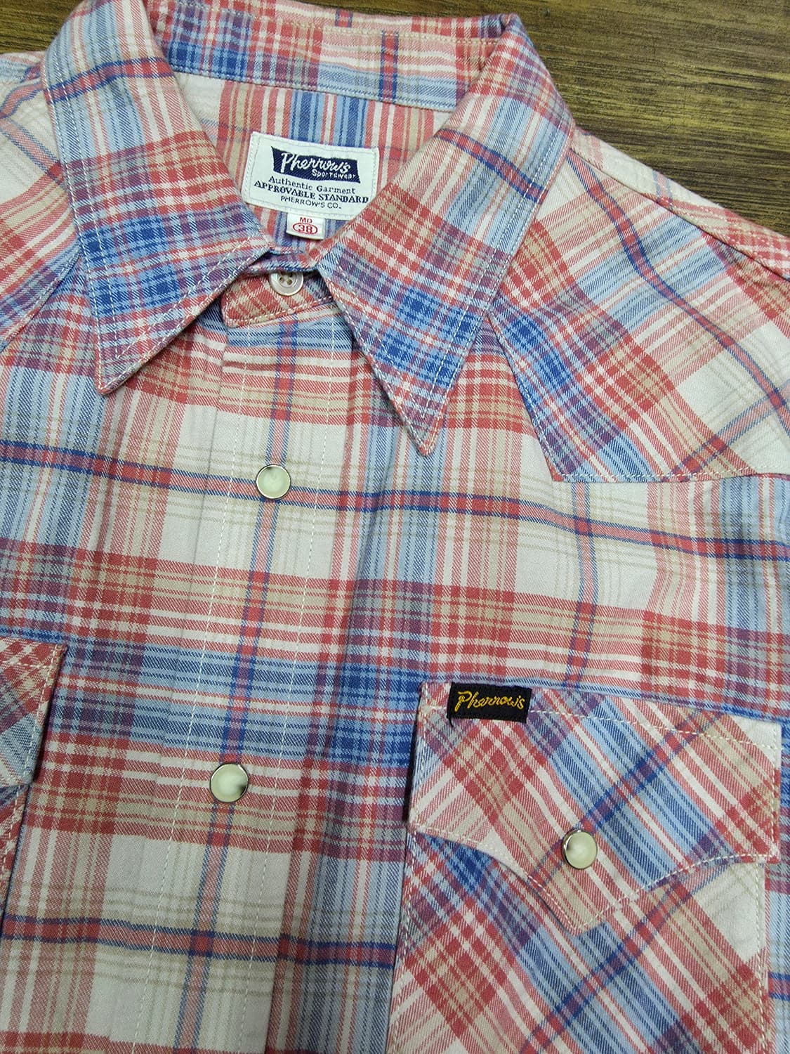  페로우즈 체크셔츠 
미사용품  상품이미지2