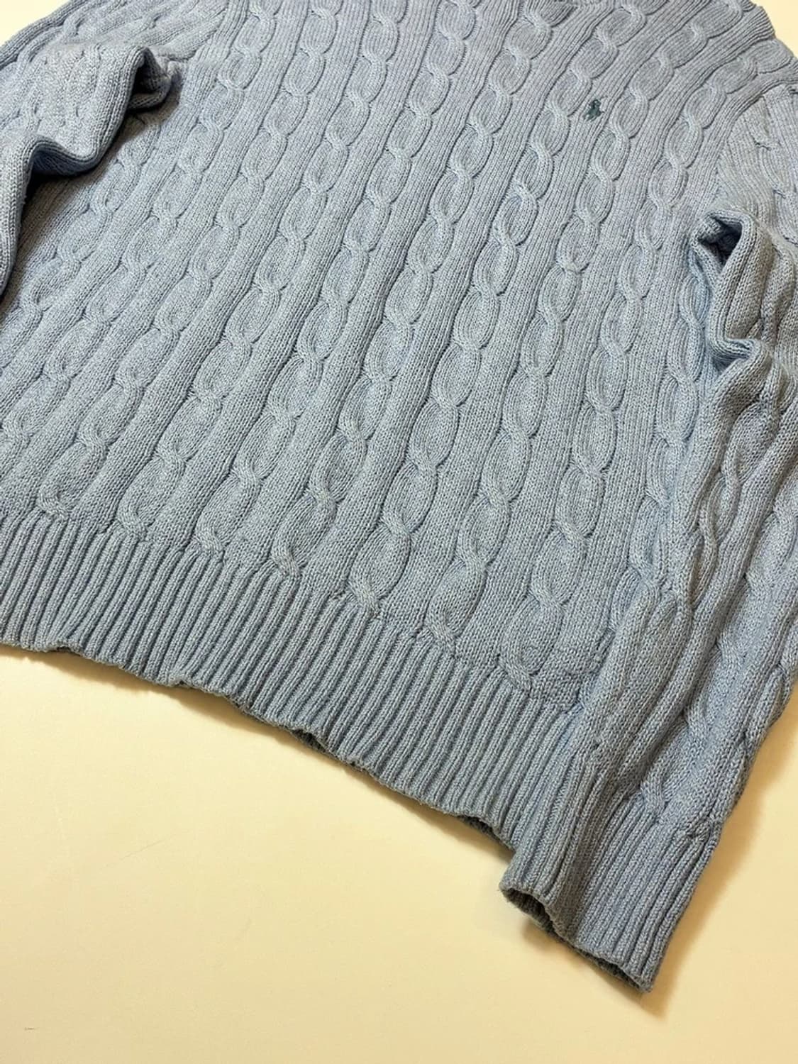 폴로 랄프로렌 10's 스카이블루 꽈배기 니트 PN8368 상품이미지4