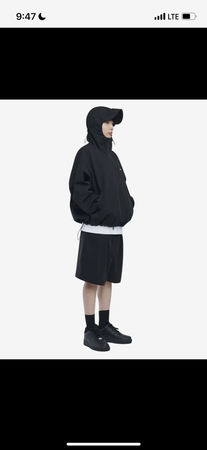 노매뉴얼 바람막이 블랙 상품이미지1