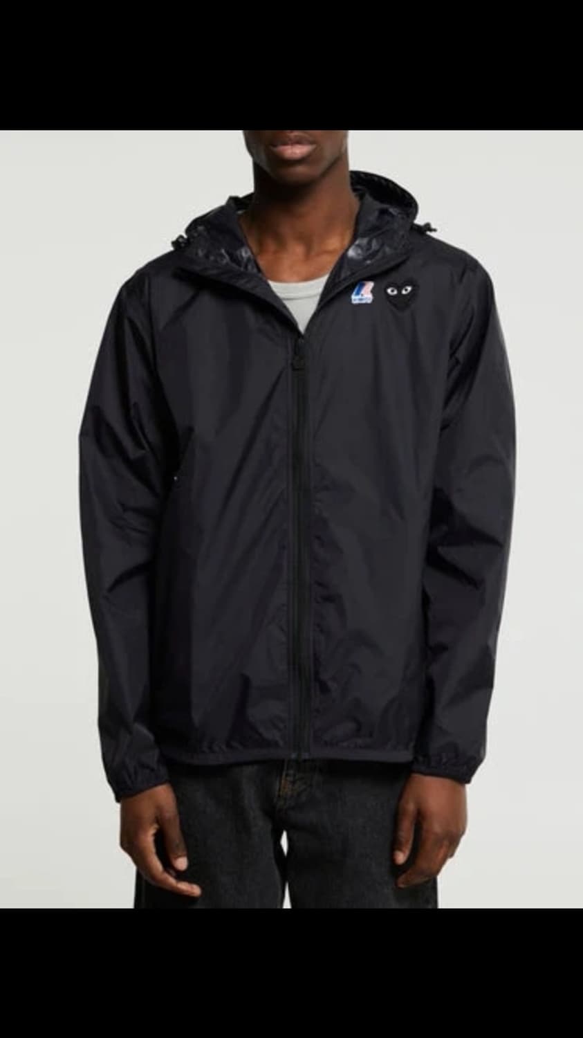 꼼데X까웨이 레인자켓 네이비 XL 상품이미지5