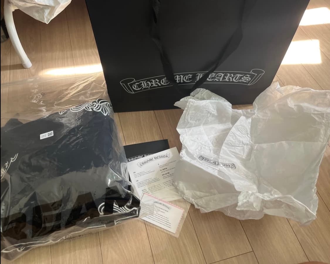 [L] 크롬하츠 홀스슈 후드티 상품이미지3