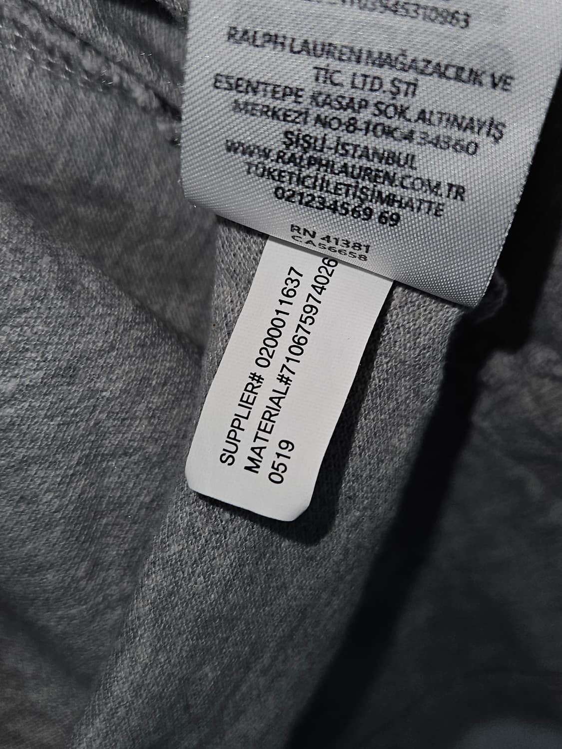 폴로 랄프로렌 신형 카라티 반팔 피케티 그레이 S 정품 상품이미지6