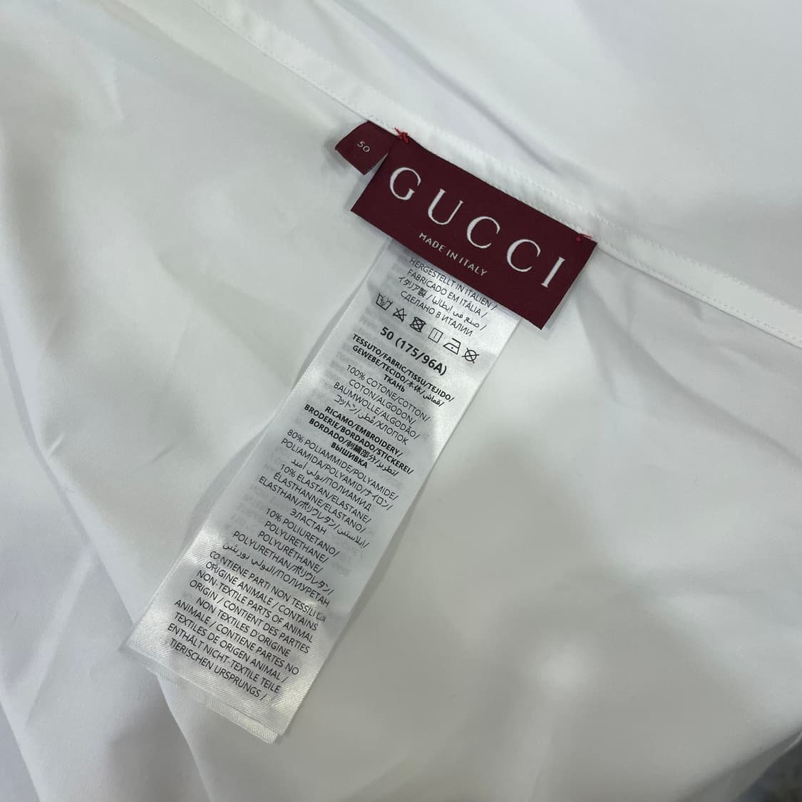 구찌 스트라이프 로고 셔츠 상품이미지8