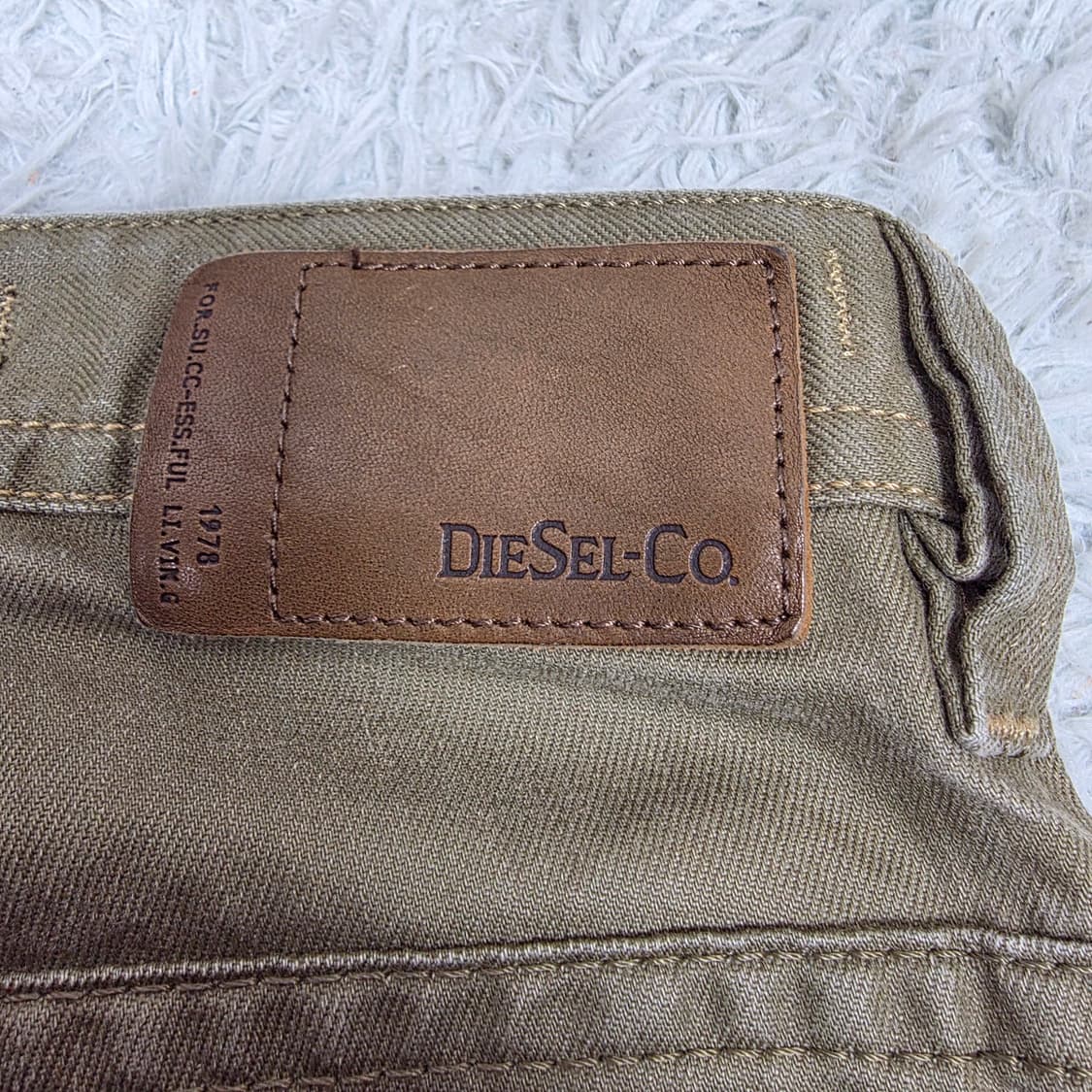 디젤 정품 THAVAR 슬림 스키니핏 올리브그린 33 상품이미지9