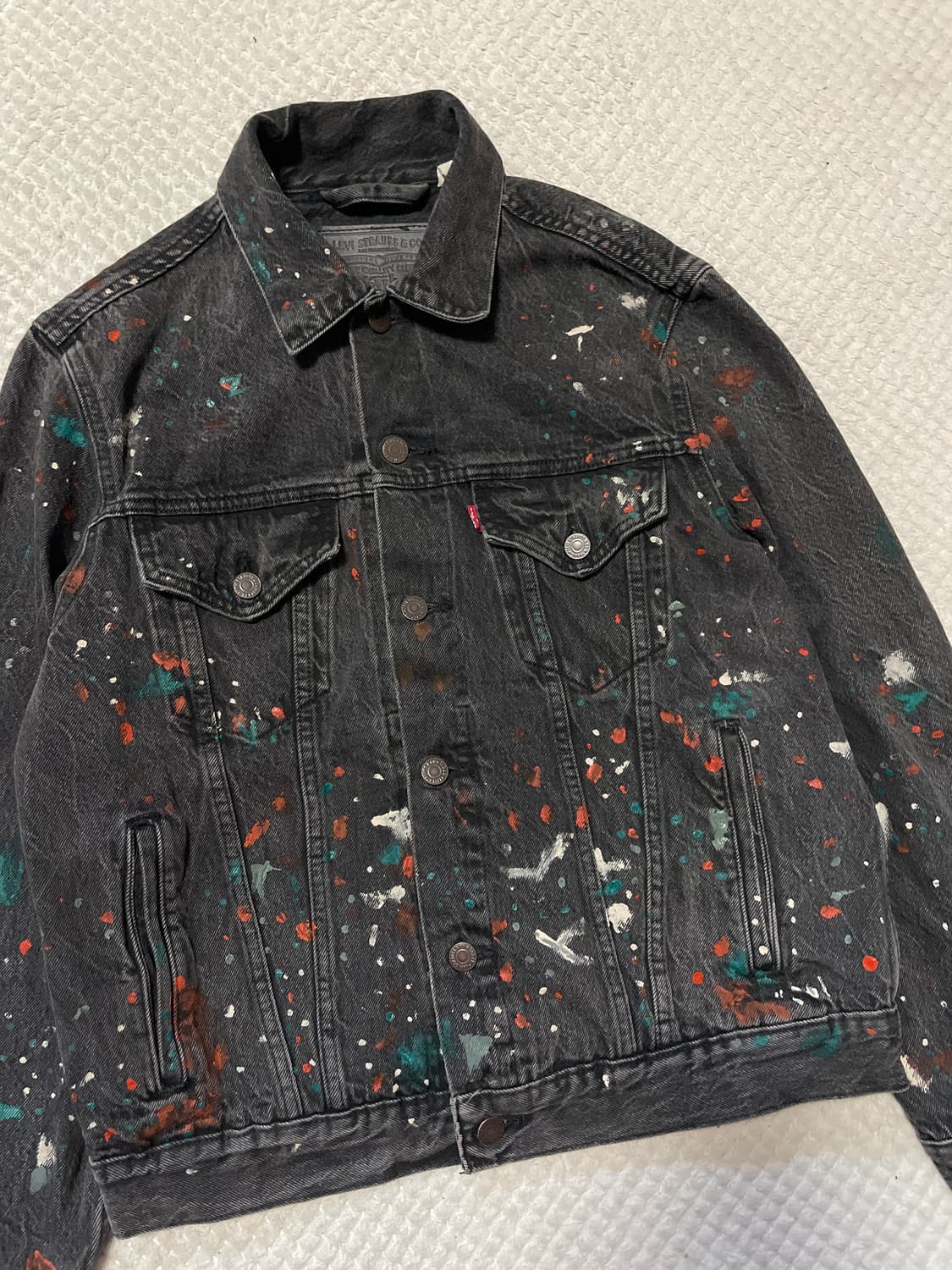 END X 리바이스 콜라보 페인티드 컬렉션 타입3 데님 트러커 청자켓 상품이미지6