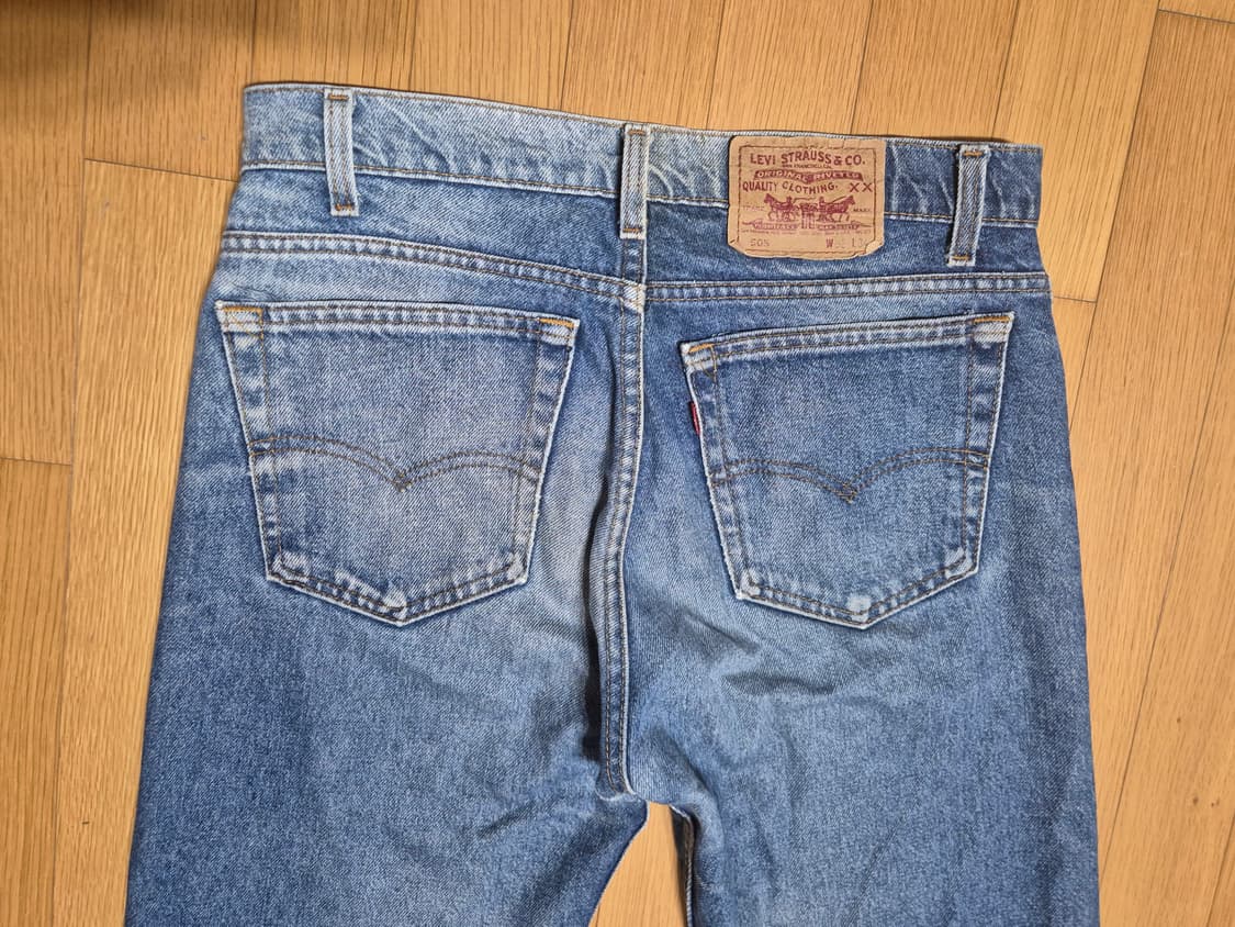 90s 미국 리바이스 레드 505 데님 팬츠 상품이미지8