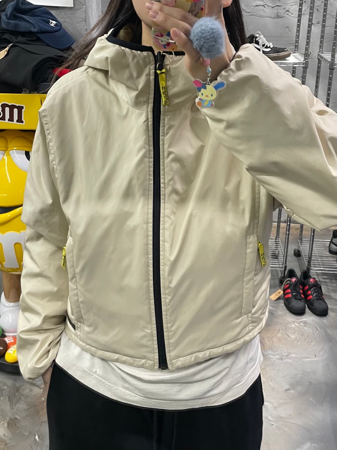 폴로 스포츠 리버시블 퀼팅 후디드 자켓 상품이미지9