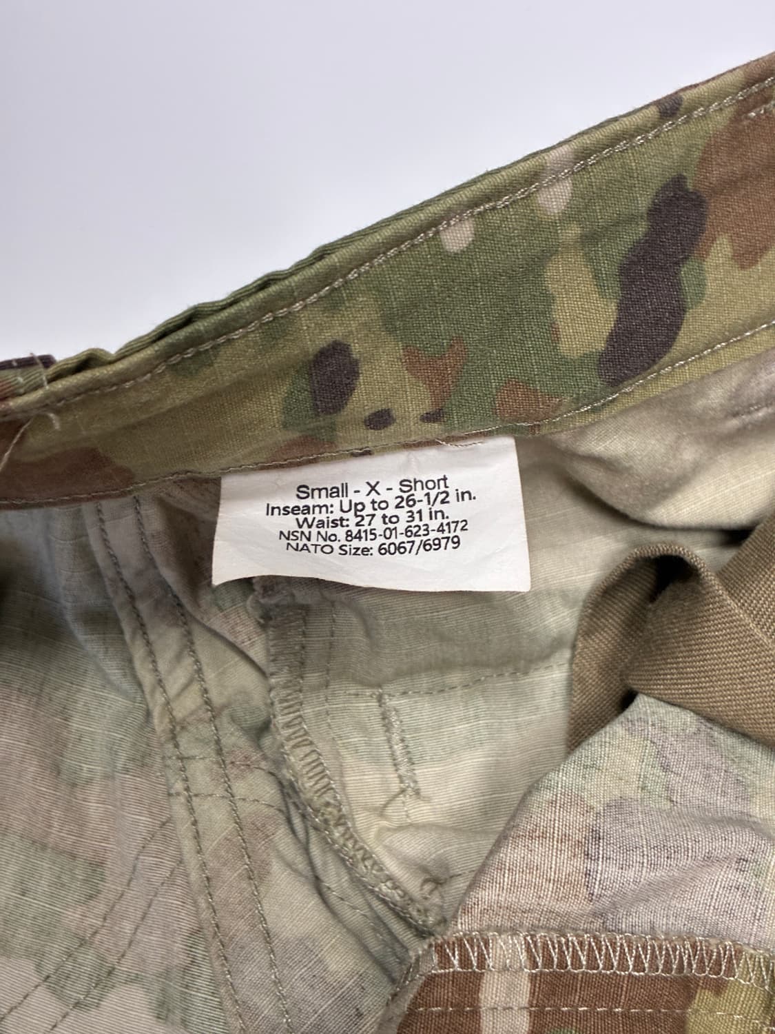 미군 OCP 멀티캠 팬츠 상품이미지3
