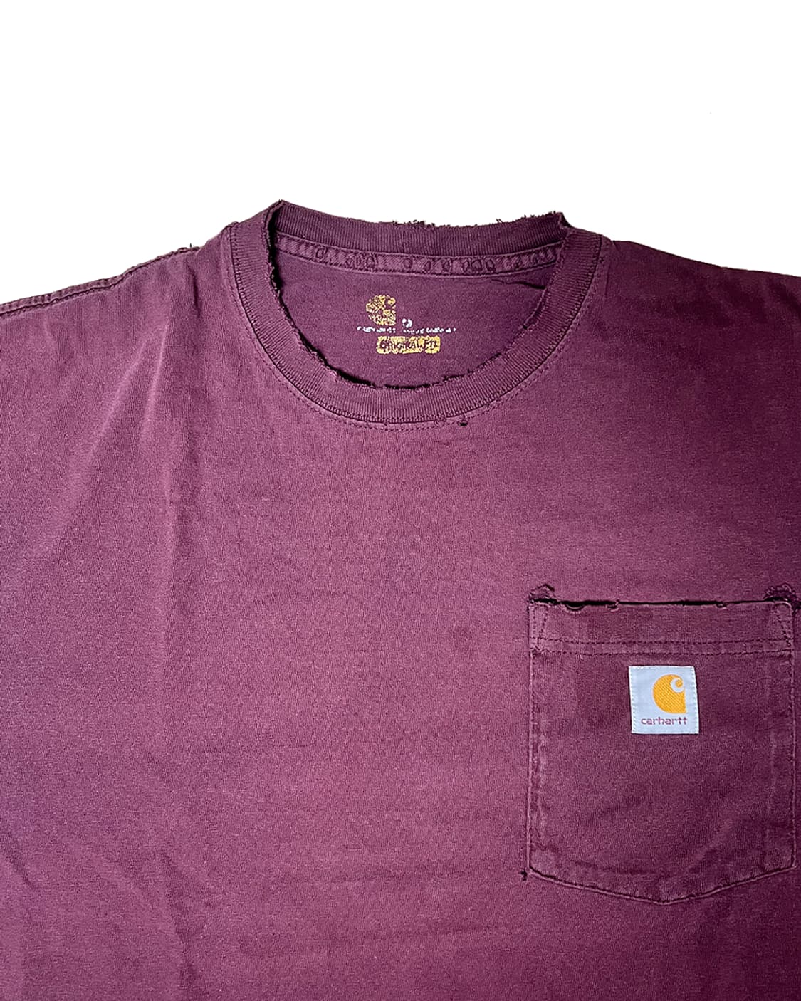 Thrashed Carhartt T Shirt (Maroon, M)

 상품이미지2