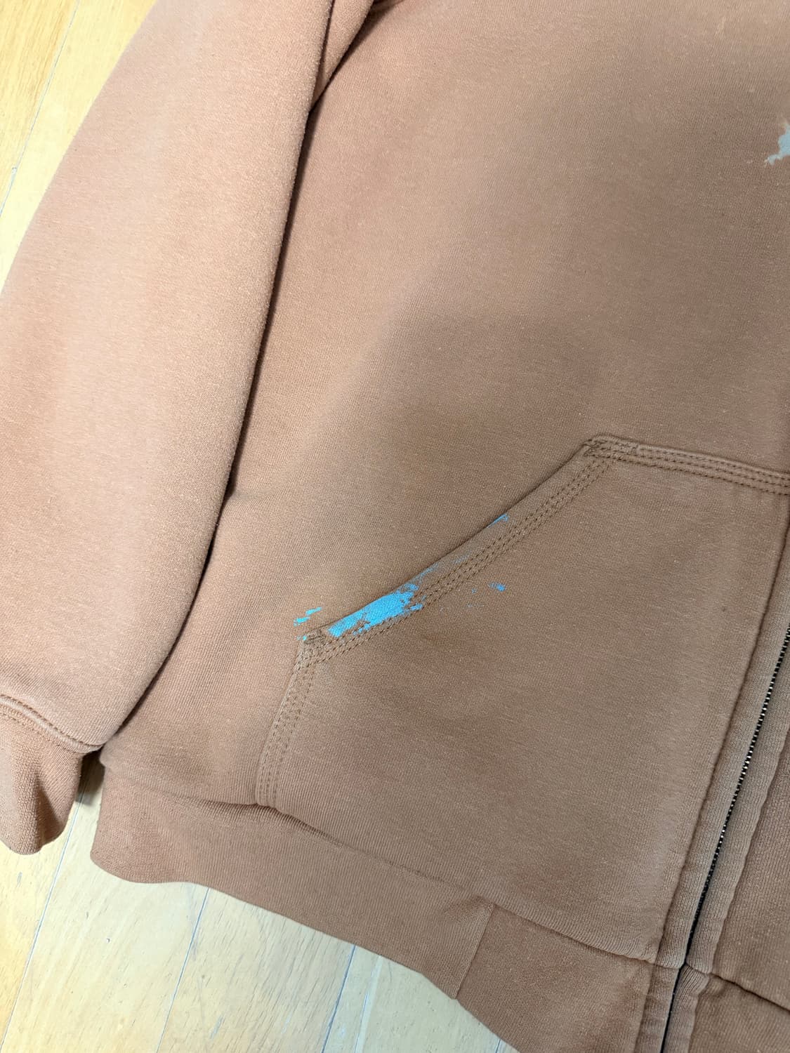 칼하트 레인디펜더 짚업후드 자켓 L 상품이미지4