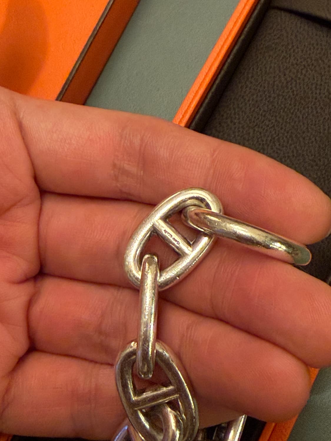 에르메스 샹달 tgm 12링크 실버 상품이미지5