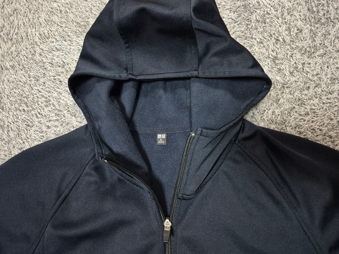 유니클로 여성 기모 후드 집업 자켓 XL 상품이미지2