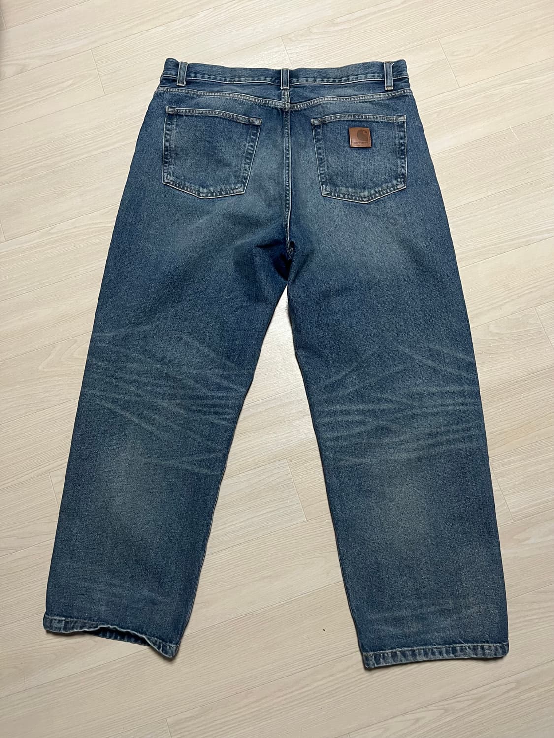 칼하트윕 랜든팬츠 블루 원유즈드 워시 36 상품이미지2